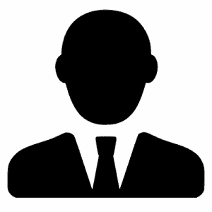 silhouette zakenman transparant