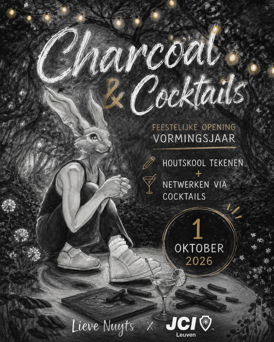JCI Leuven vorming charcoal & cocktails